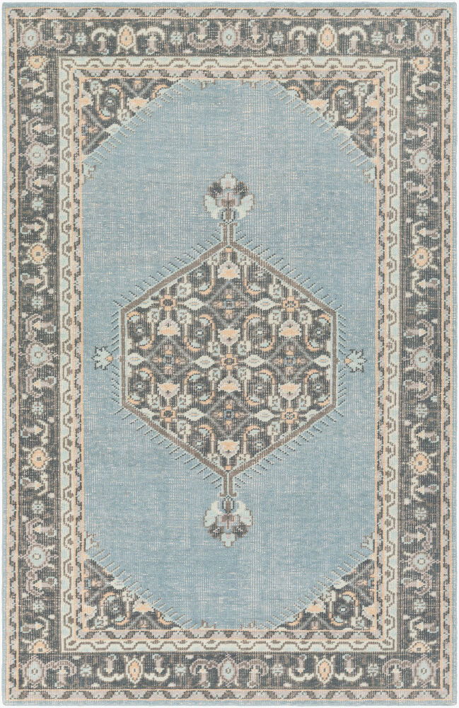 Zahra Handmade Rug, by Surya, 1'6" length x 1'6" width