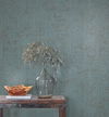 Alma Blue Faux Weave Wallpaper thumbnail 1