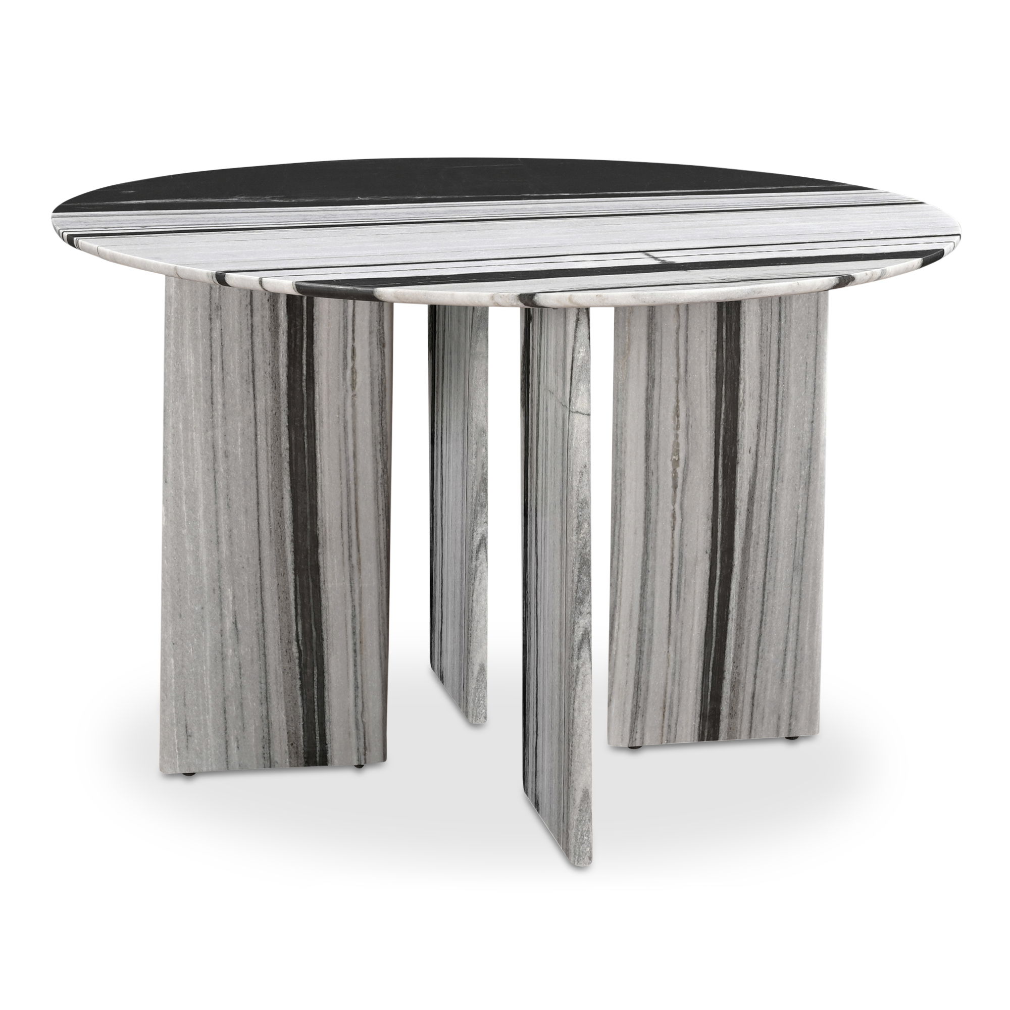 Celia Round Dining Table Panda Marble large image 