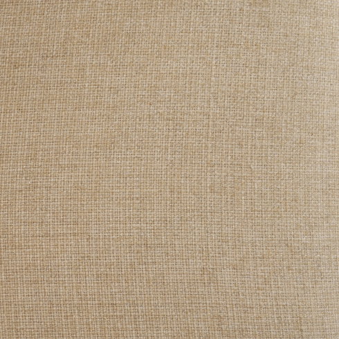 Tabitha 26.75" Seat Height Beige Fabric/Rattan Seat Blonde Wood Frame Counter Stool