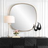 Webster Antique Gold Mirror, by Uttermost, 46.5" width x 46.5" height x 2" depth thumbnail 2