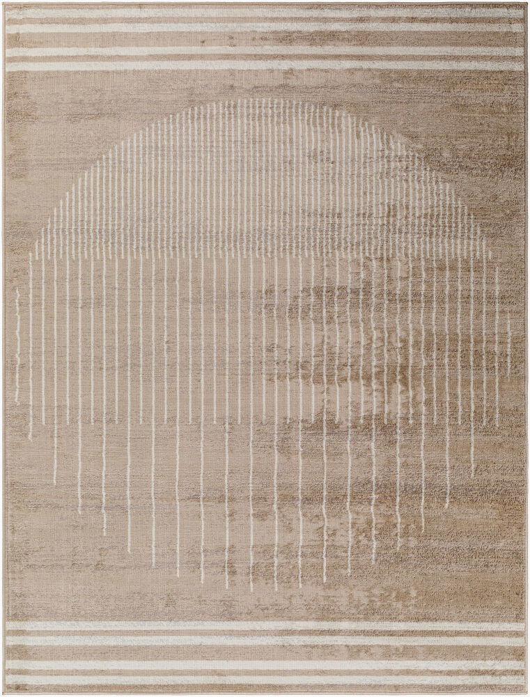 Floransa Machine Woven Rug, by Surya, 7'10.49" length x 7'10.49" width