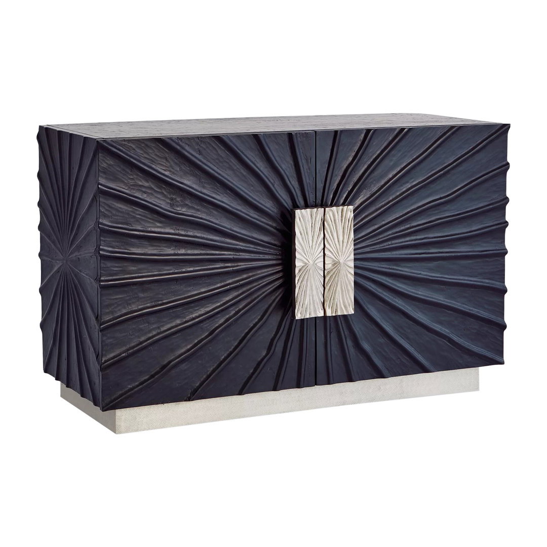 Pleated Two-Door Cabinet, Cabinets & Sideboard by Global Views, 44" width x 27.75" height x 20" depth View 1