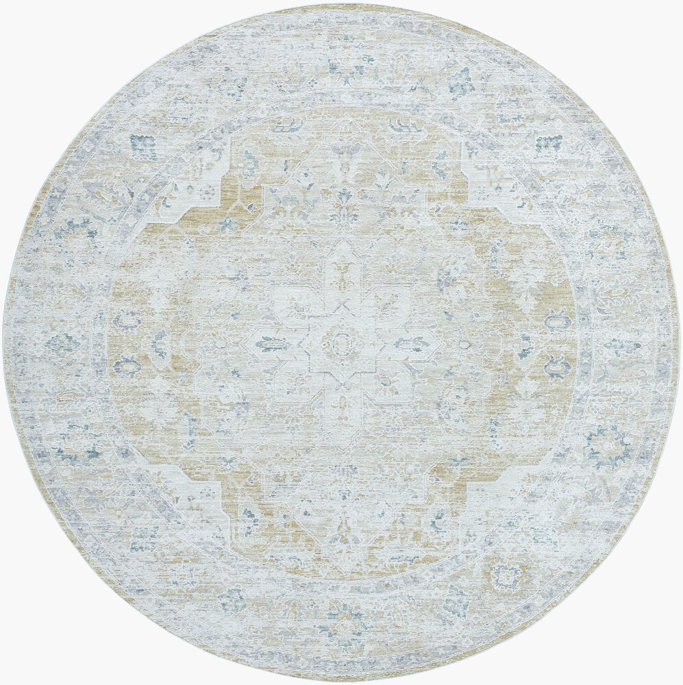 Emory Machine Woven Rug, by Surya, 6'11.46" length x 6'11.46" width