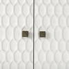 Savannah White Fir Veneer with Gold Metal Accent 2-Door Accent Cabinet, Cabinets & Chest by Mercana, 31.5" length x 15.75" width x 31.5" height thumbnail 12