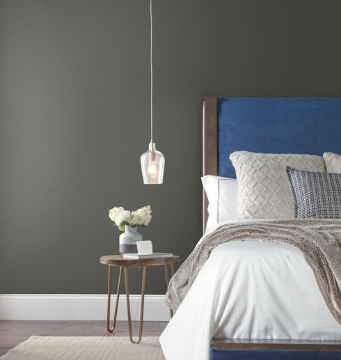 Hessian Weave Black Wallpaper