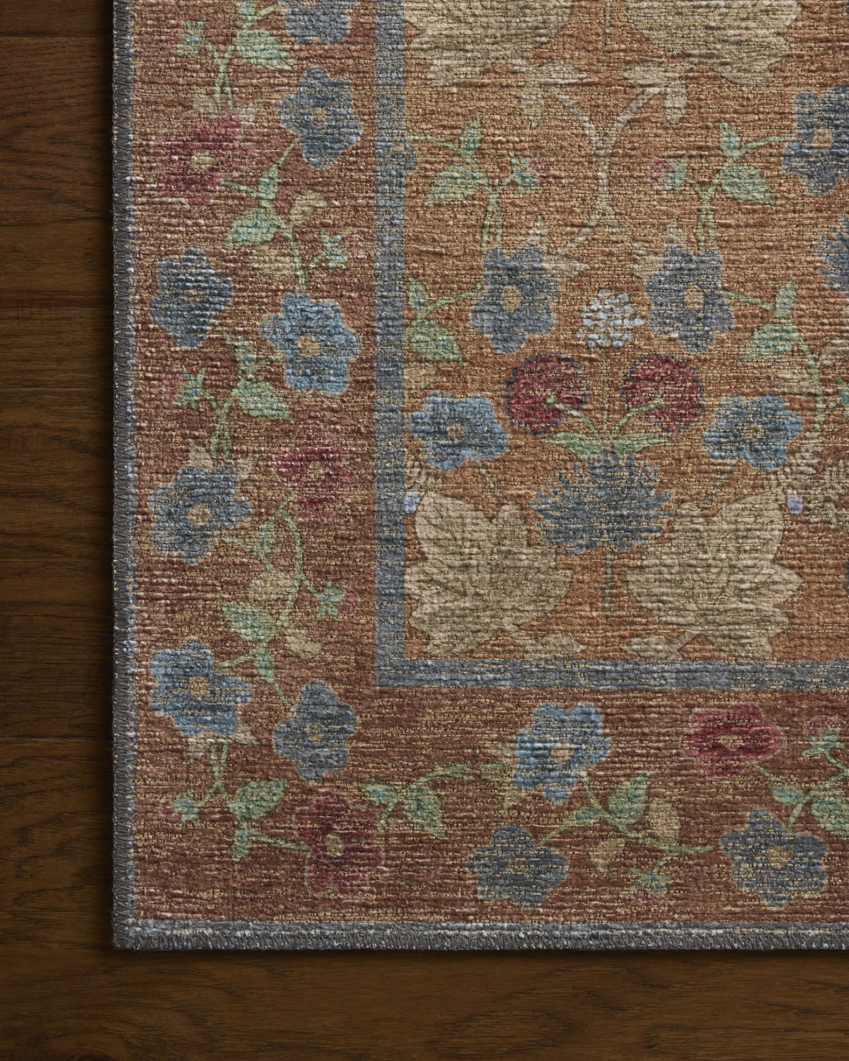 Rifle Paper Co. x Loloi Edinburgh Rug, 1'6" length x 1'6" width View 6