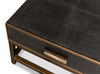 Gideon Shagreen Sq.Coffee Table,Ant.Grey, by Sarreid, 48" length x 48" width x 17" height thumbnail 16
