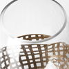 Reena II Large Gold Woven Metal Base Table Candle Holder thumbnail 5