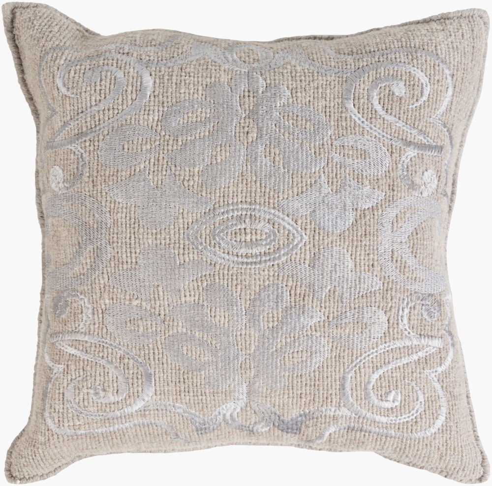 Adeline Accent Pillow, Decorative Pillow by Surya, 18" length x 18" width