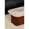 Dash Coffee Table White Calcatta Marble, by Moe's Home, 45" width x 18.5" height x 27" depth thumbnail 11