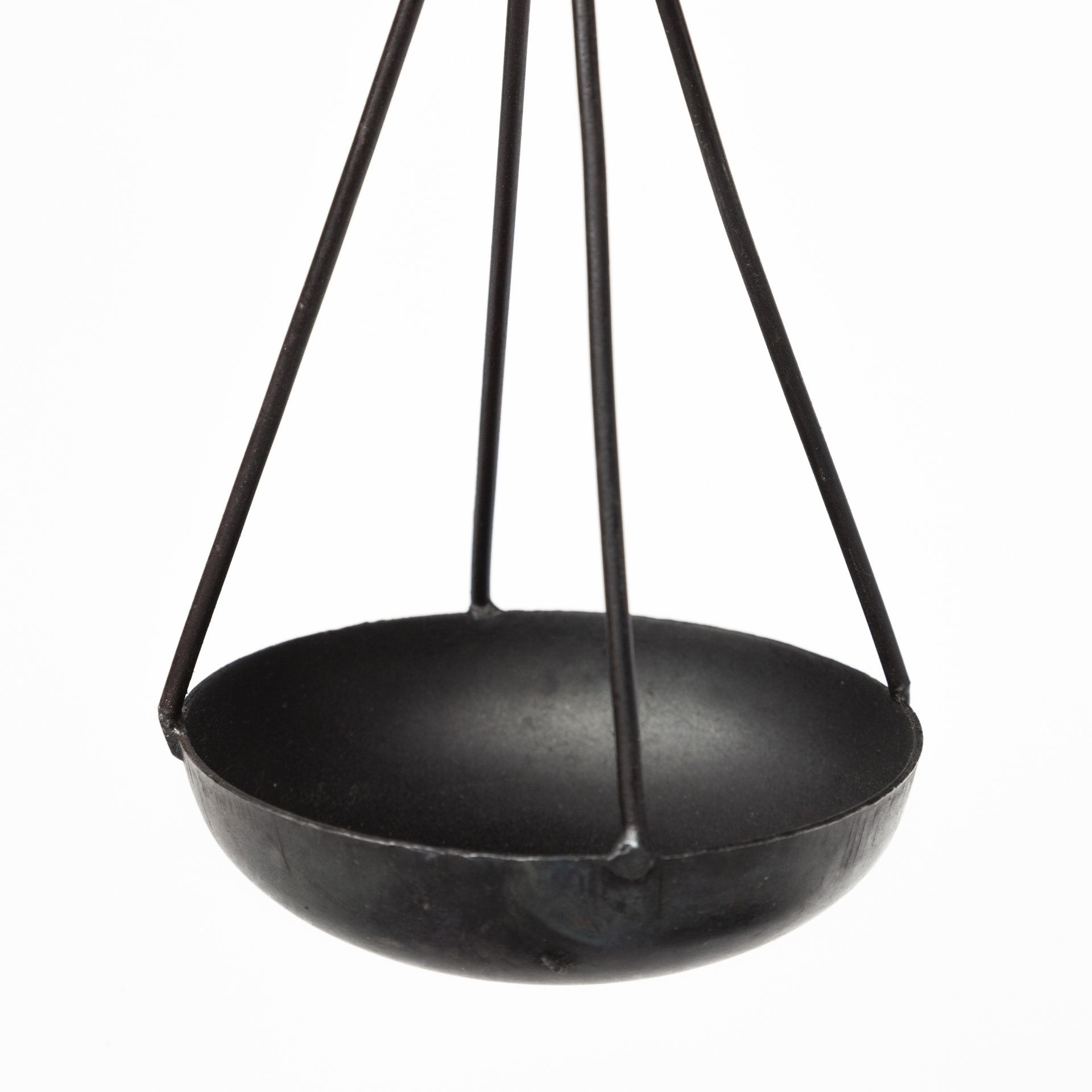 Ellis 10L x 4W Black Metal Vintage Inspired Weighing Scale large image 