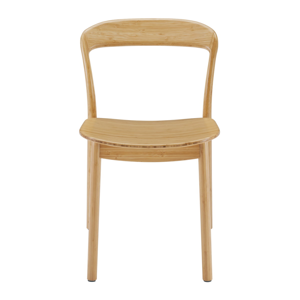Hanna Dining Chair Bamboo Seat, Wheat (Set of 2), by Greenington, 18" length x 21.5" width x 30.75" height View 6