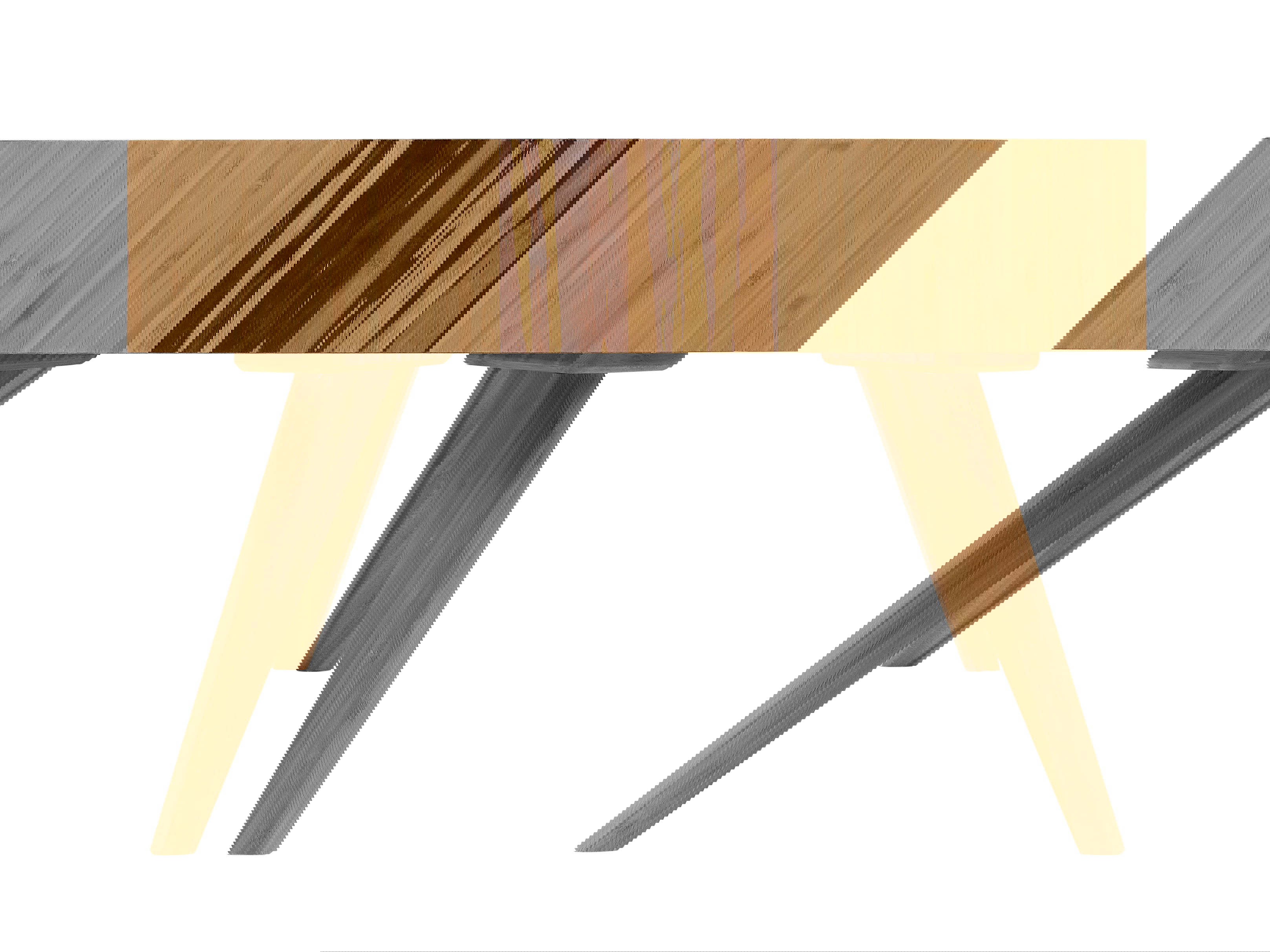 Azara Coffee Table, Caramelized, Living Room by Greenington, 24" length x 46" width x 17.5" height View 3