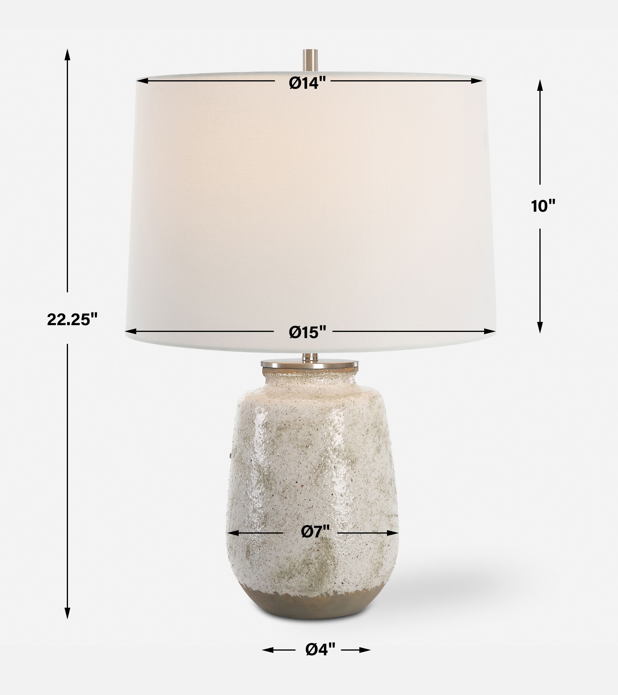 Medan Taupe & Gray Table Lamp large image 