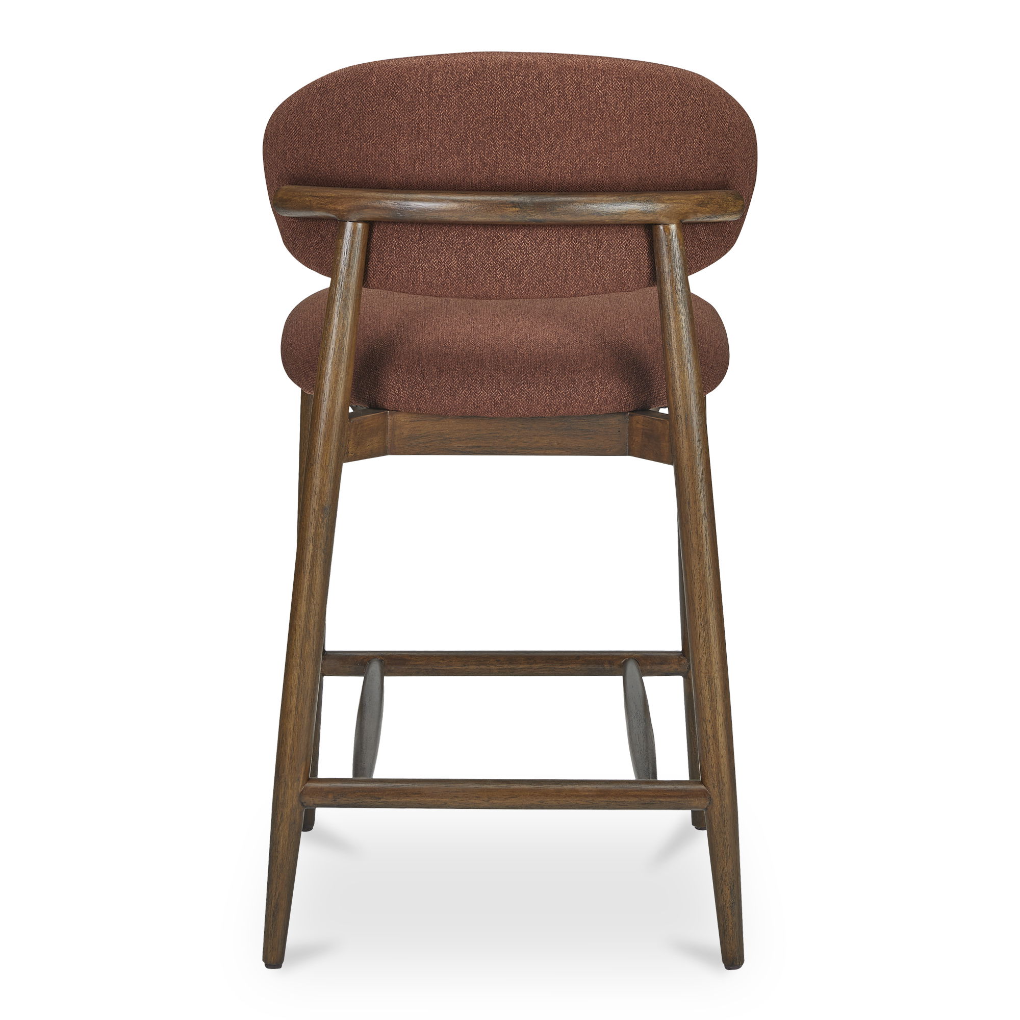 Ellie Counter Stool Rust, Counter & Bar Stool by Moe's Home, 19.5" width x 37" height x 22" depth View 4