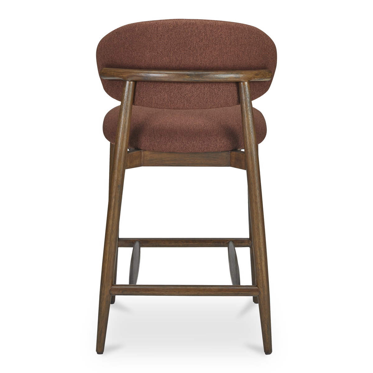 Ellie Counter Stool Rust, Counter & Bar Stool by Moe's Home, 19.5" width x 37" height x 22" depth View 4