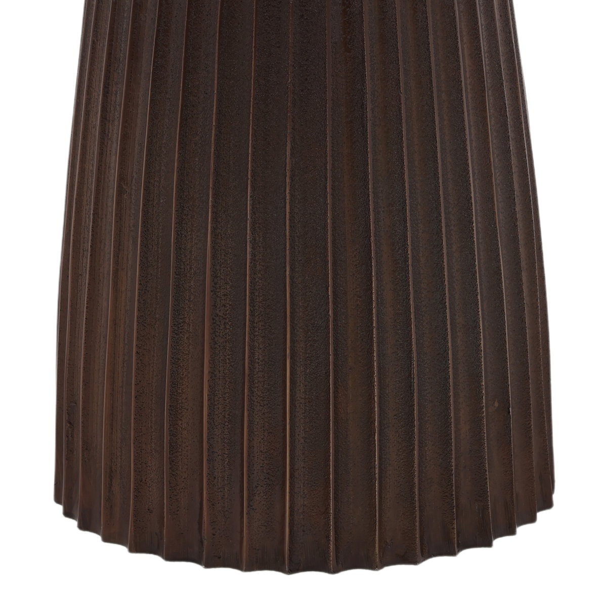 Aramis Side Table Bronze, Side & End Table by Dovetail, 17.5" width x 22.5" height x 17.5" depth View 3