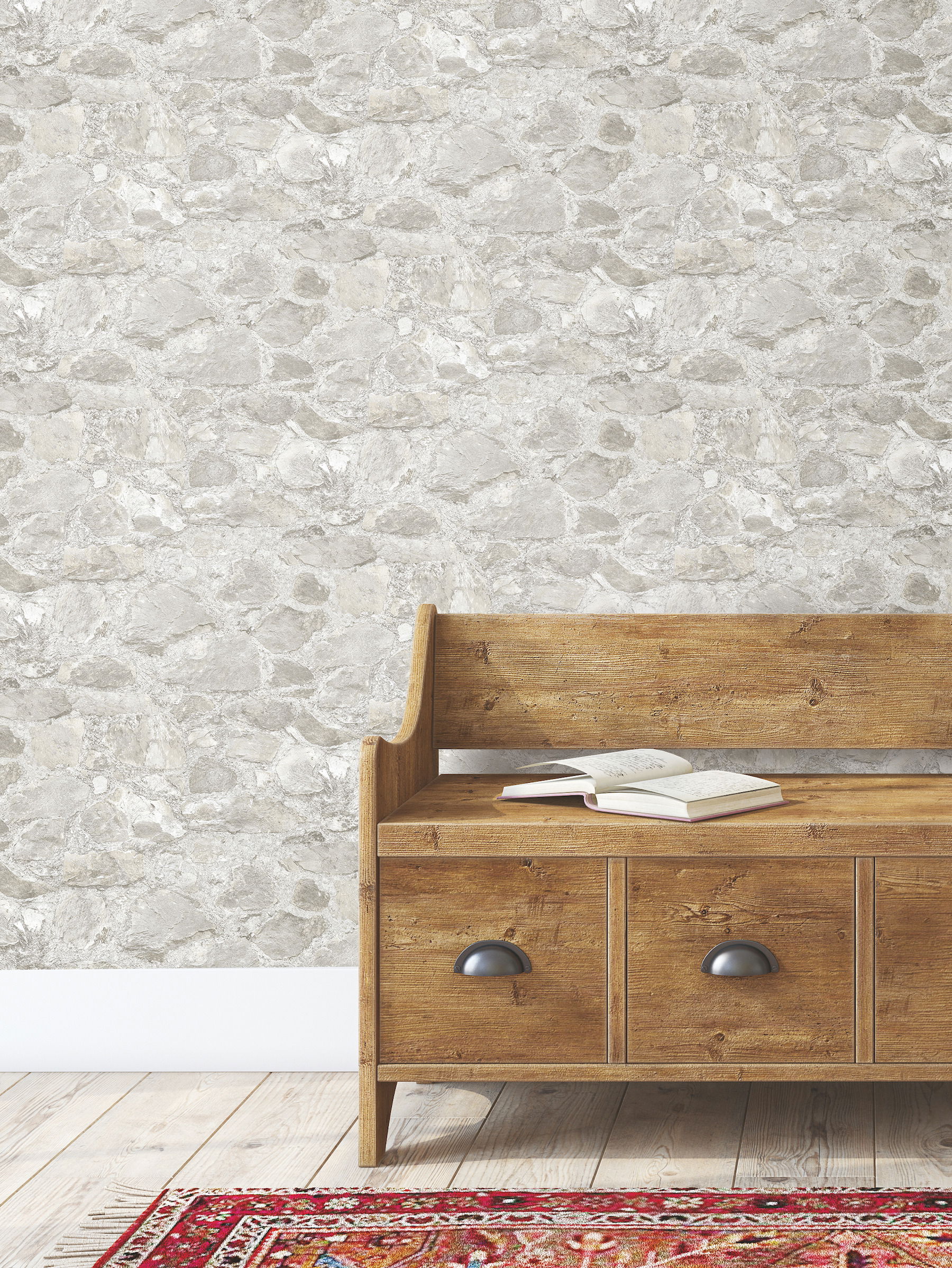 Field Stone Grey Wallpaper large image 
