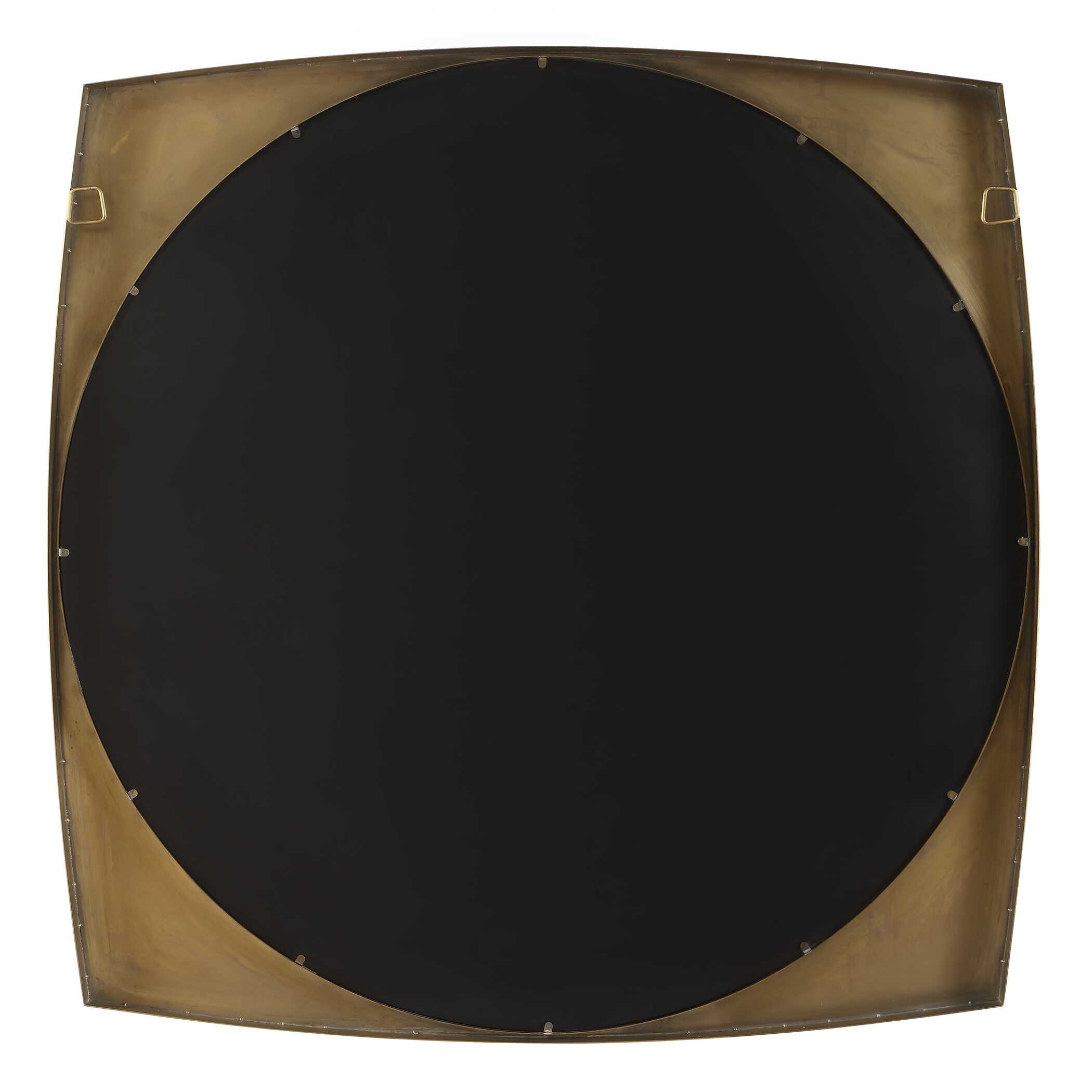 Neilia Round Brass Mirror, by Uttermost, 48" width x 48" height x 2" depth View 7