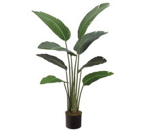 Online Designer Patio Faux Bird Of Paradise Plant With 12 Leaves, 6.25'