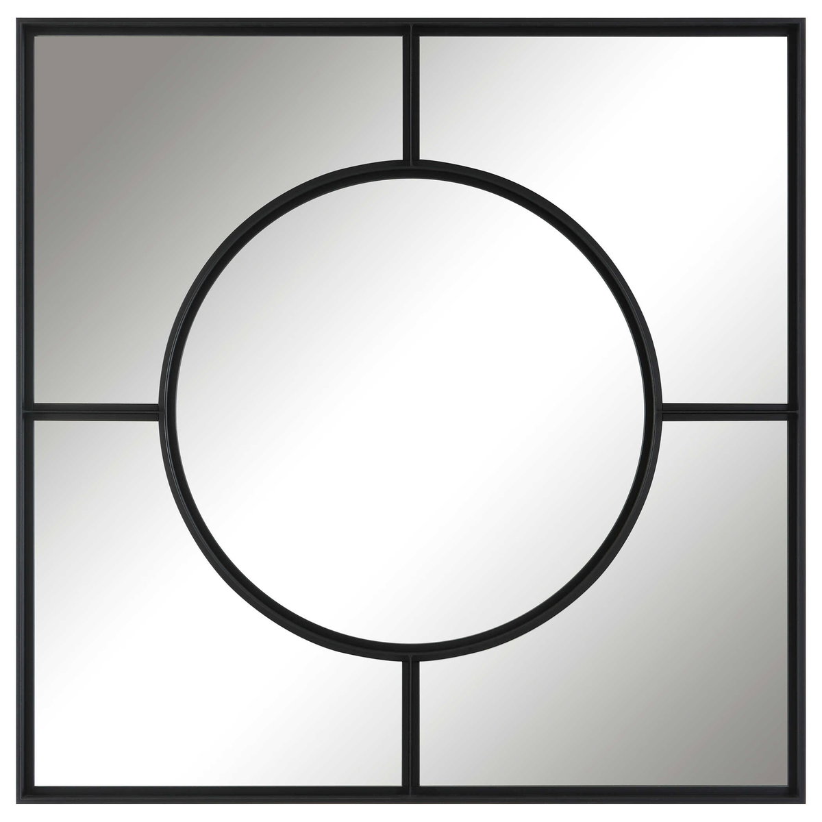 Spurgeon Square Window Mirror, by Uttermost, 3'3.37" width x 3'3.37" height x 1.5" depth View 1