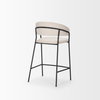 Carolyn Open Back 25.9in Seat Counter Stool | Oatmeal, Counter & Bar Stool by Mercana, 19.29" length x 20.4" width x 35.8" height thumbnail 6