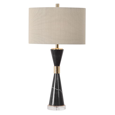 Alastair Black Marble Table Lamp