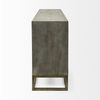 Genevieve II 70x15.8 Gray Fir Veneer with Gold Metal Frame Base 9 Drawer Sideboard thumbnail 5