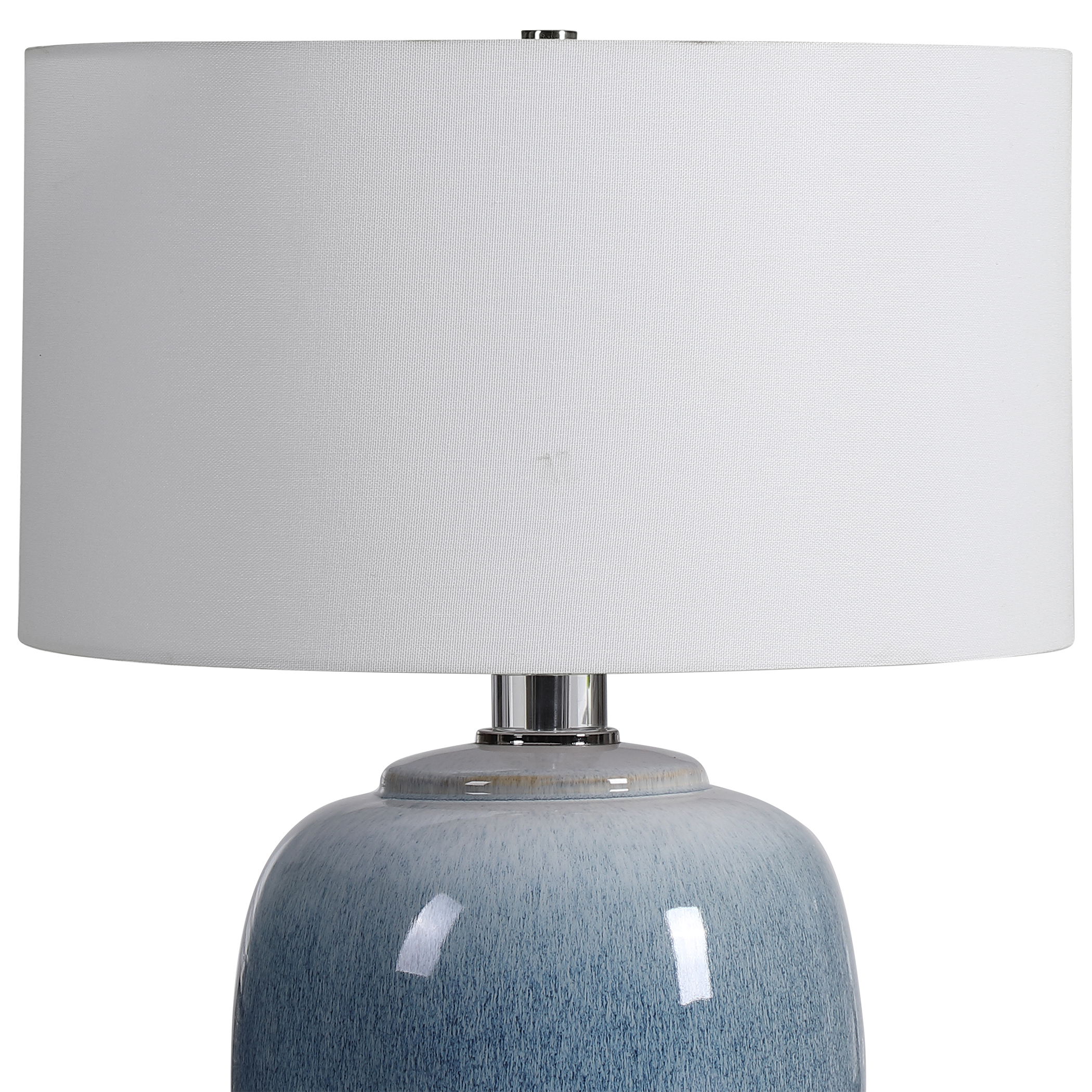 Blue Waters Ceramic Table Lamp large image 