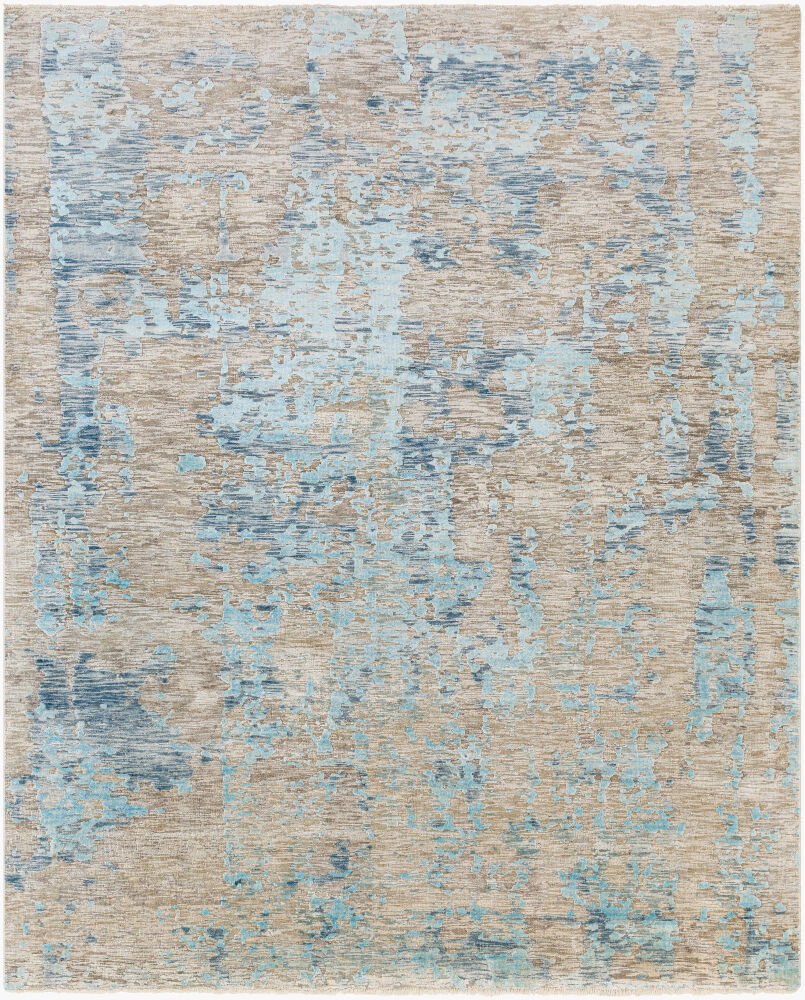 Ocean Handmade Rug, by Surya, 3' length x 2' width