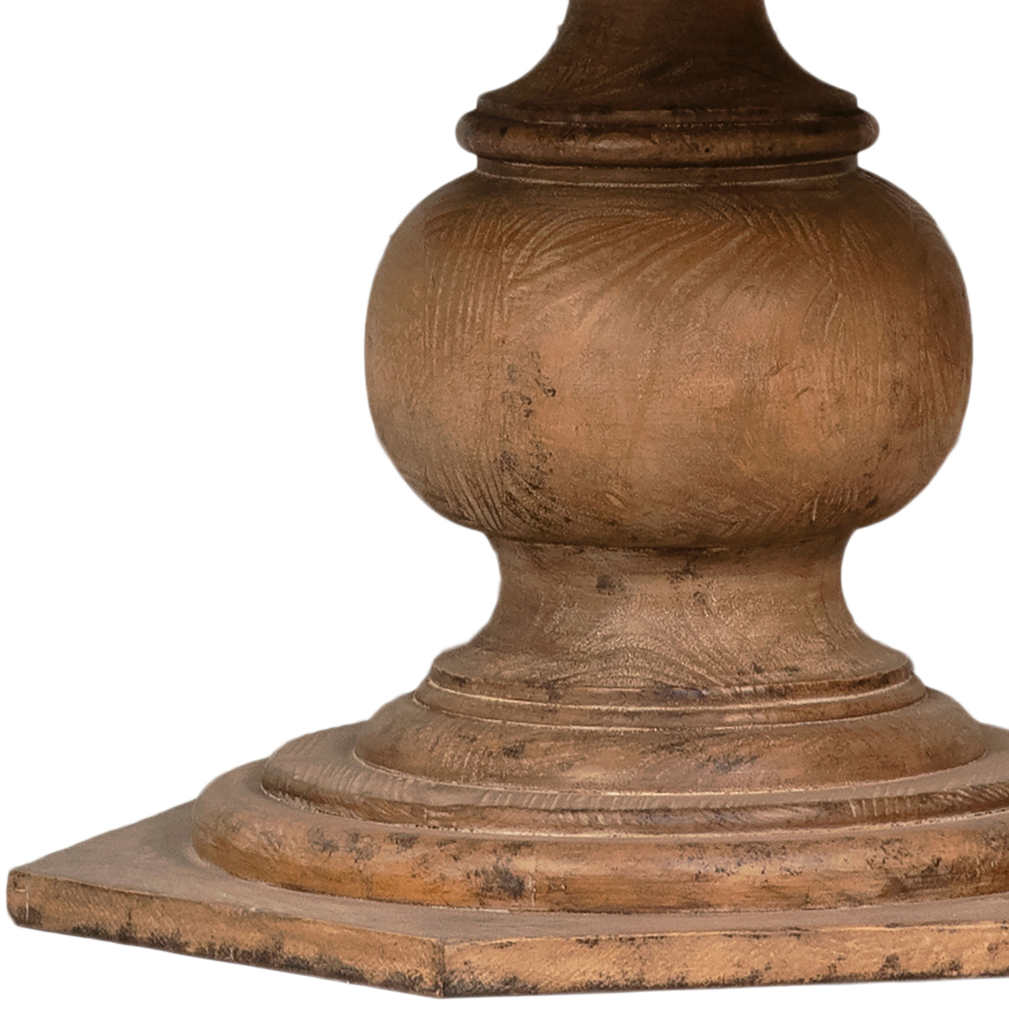 Padilla Dining Table Natural, by Dovetail, 59" width x 30" height x 59" depth View 2