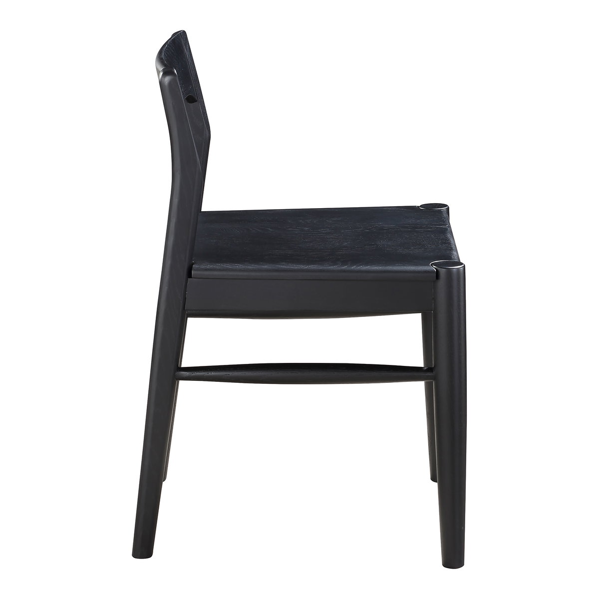 Owing Dining Chair Black - Set Of Two, by Moe's Home, 19.5" width x 30" height x 20" depth View 5