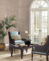 Plain Sisal Grasscloth White Wallpaper thumbnail 3