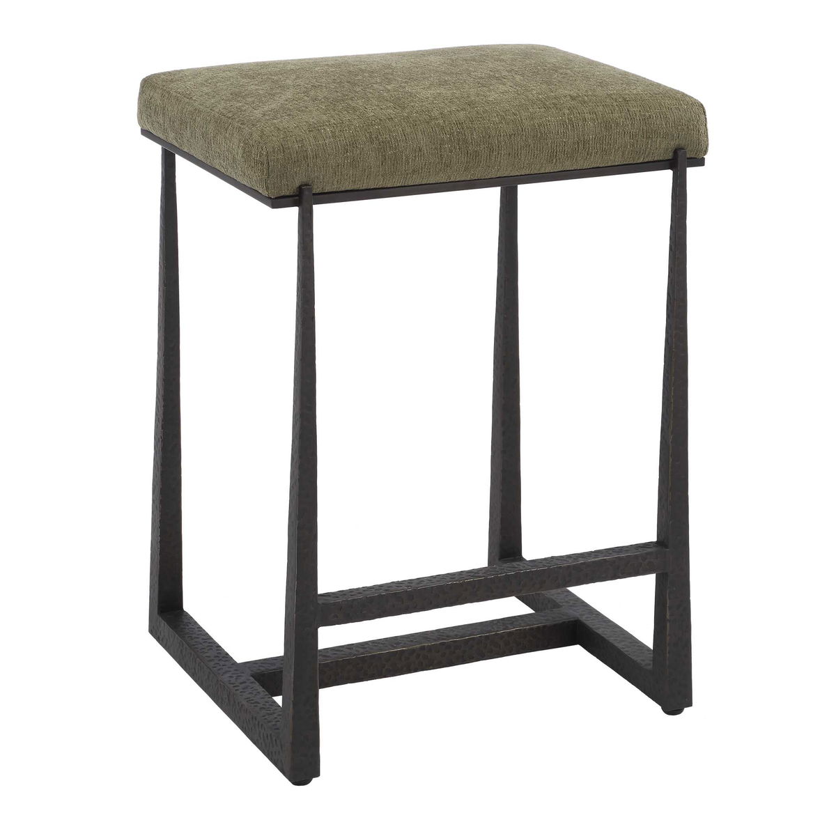Midas Bronze Counter Stool, Counter & Bar Stool by Uttermost, 18.5" width x 26" height x 15.5" depth View 5
