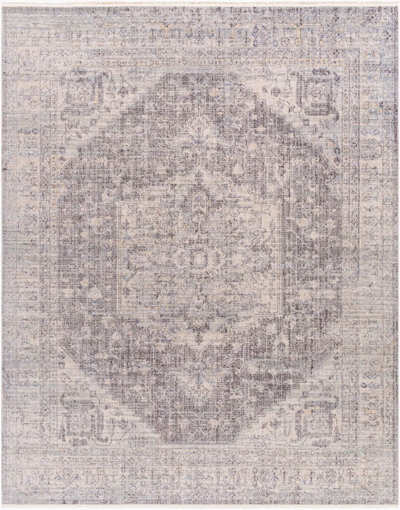 Subtle Machine Woven Rug, by Surya, 10'0.08" length x 7'10.49" width