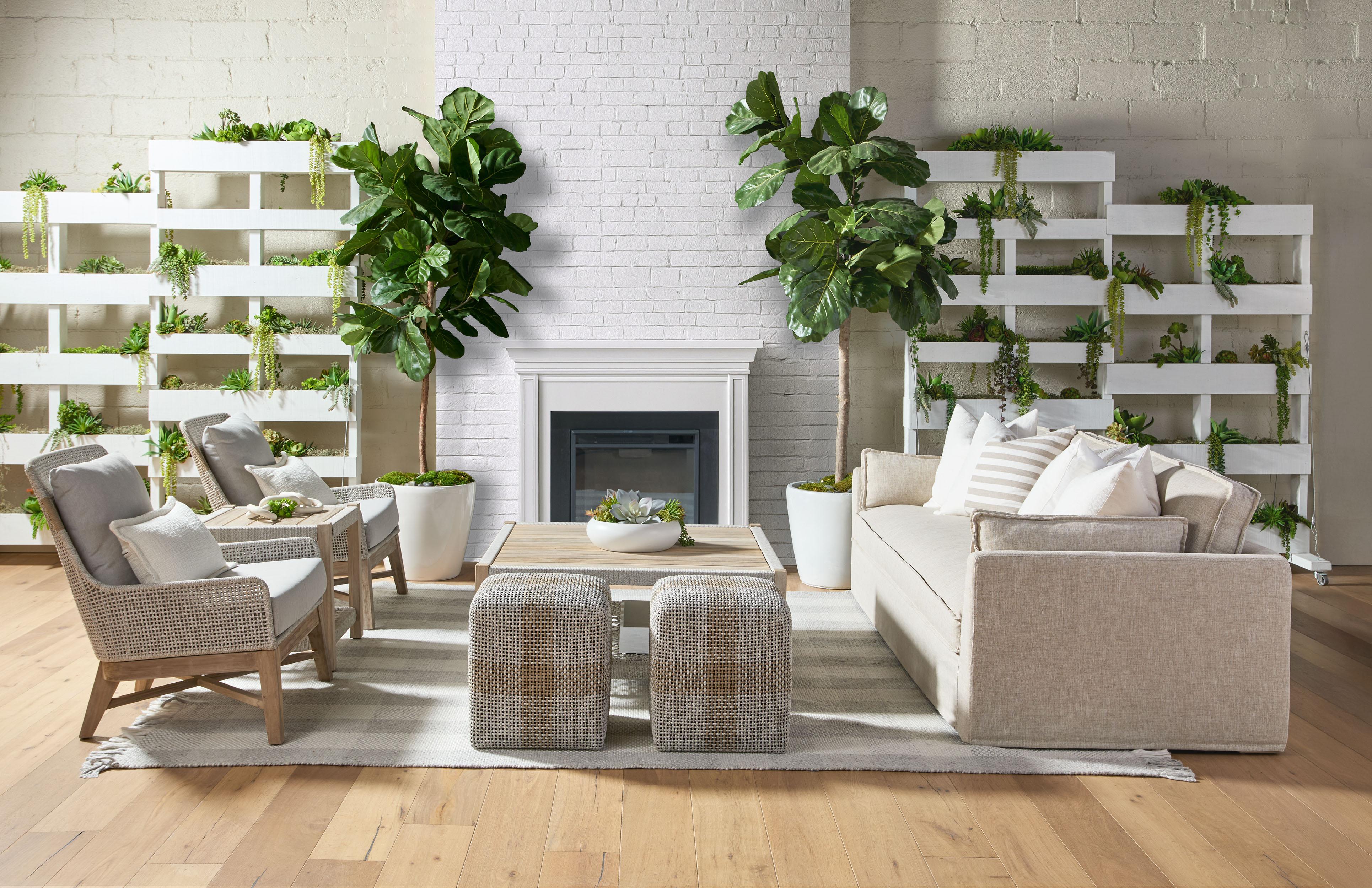 Thea Outdoor 90' Taper Arm Slipcover Sofa, Seating by Essentials for Living, 90" width x 33.5" height x 39" depth View 14