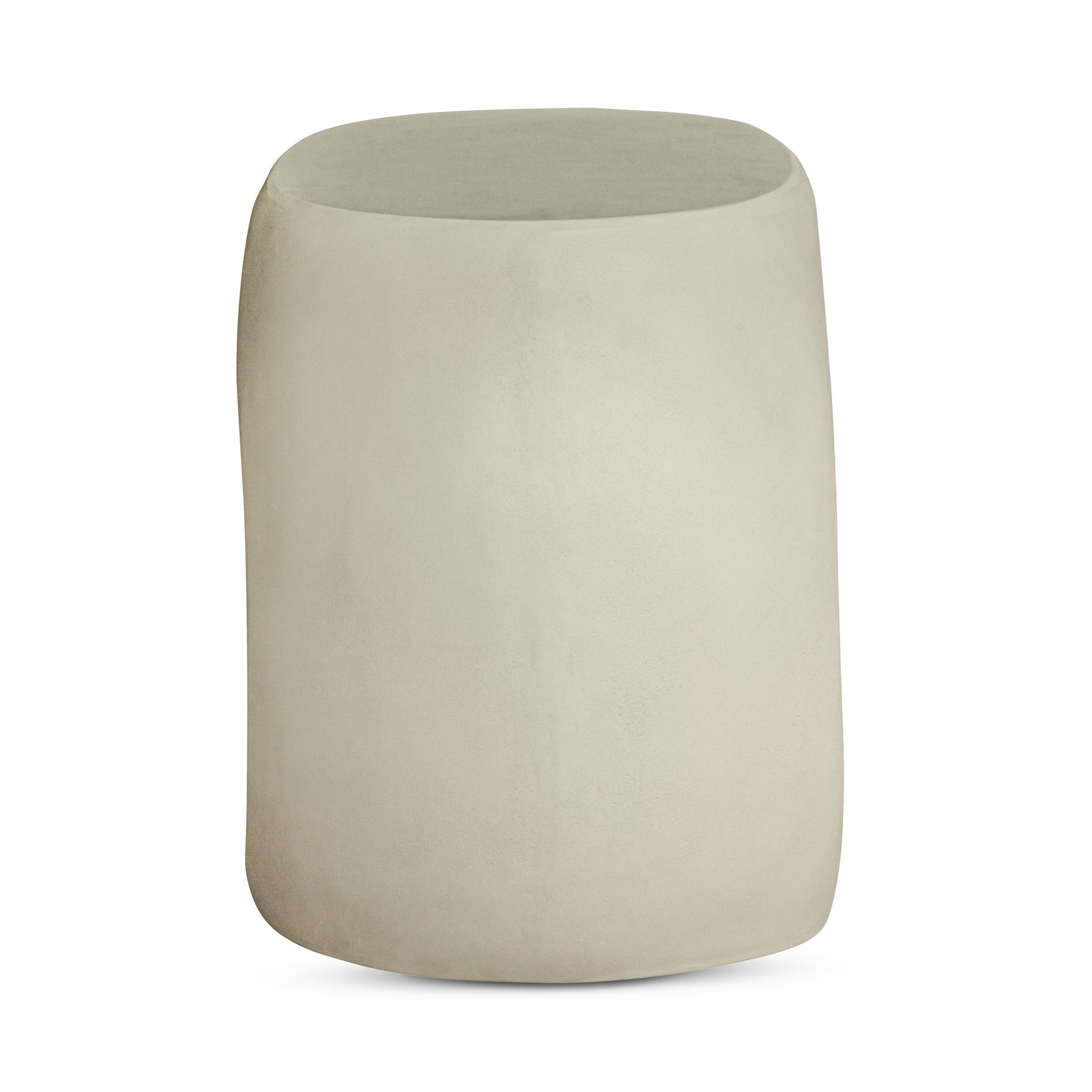 Albers Outdoor Stool Cream, Outdoor Chair by Moe's Home, 2'2.75" width x 1'5.75" height x 1'2.75" depth View 3