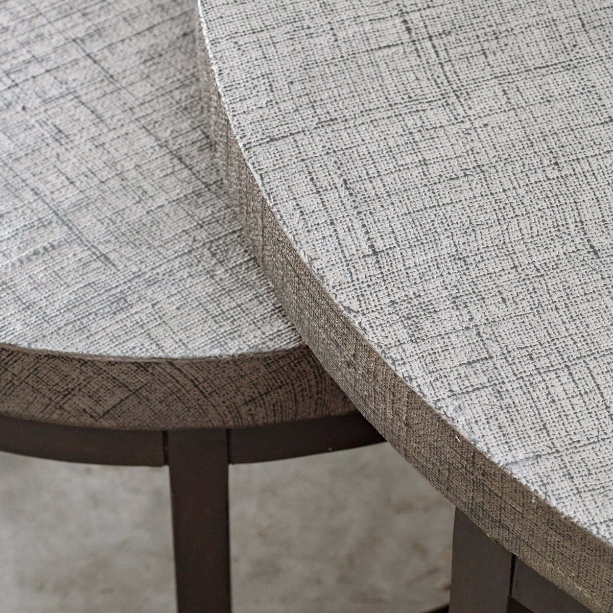 Aiyara Gray Nesting Tables Set/2, Side & End Table by Uttermost, 42.5" width x 18" height x 42.5" depth View 5