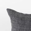 Sibyl 13L x 21W Black Fabric Striped and White Fringed Decorative Pillow Cover thumbnail 9