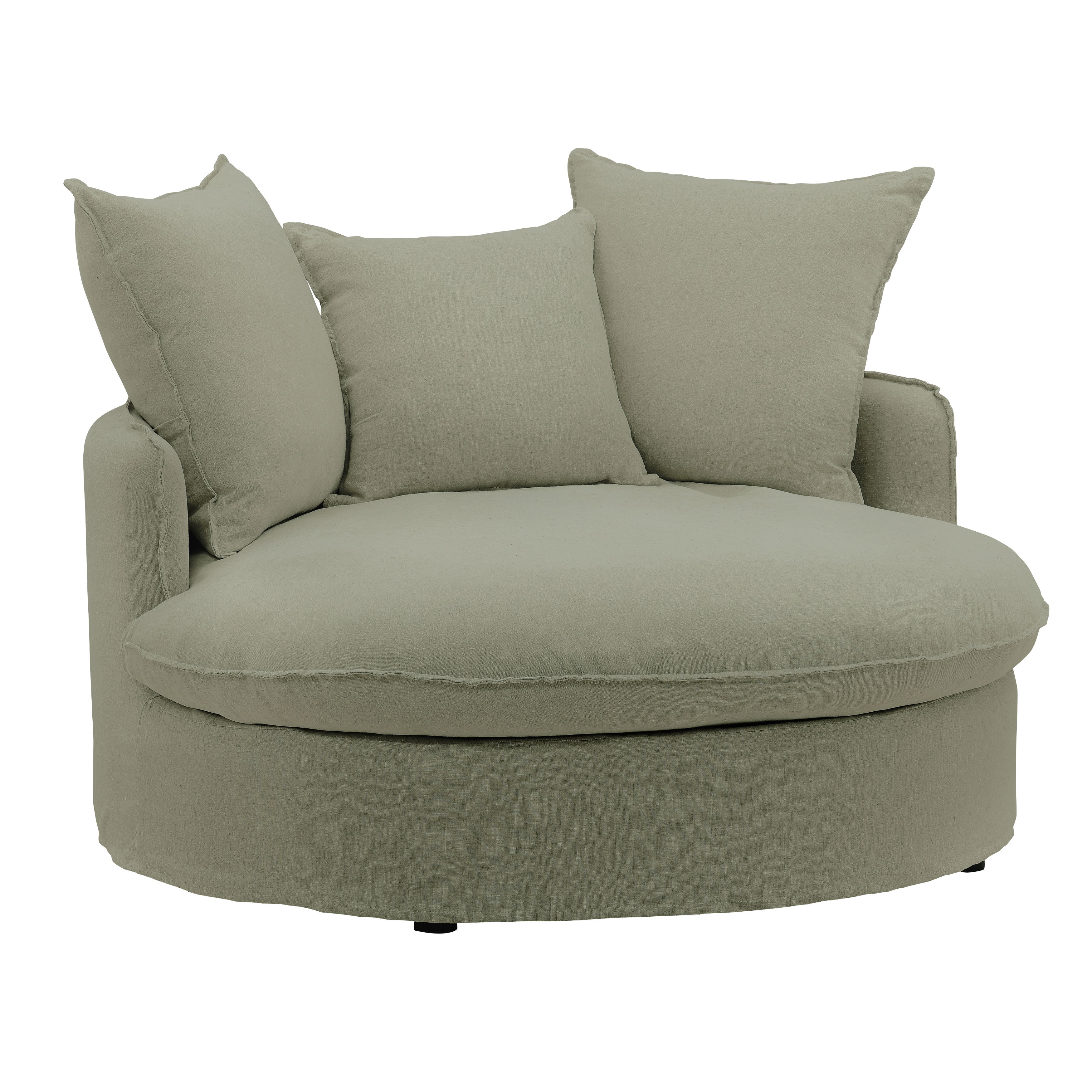 Norris Lounger Slipcover Forest large image 