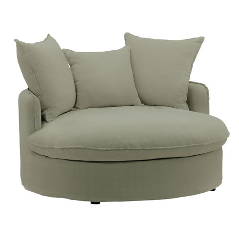 Norris Lounger Slipcover Forest