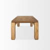 Sapphira 84'L x 42'W Rectangular Dining Table | Modern | Med Brown Wood | Seats 8, by Mercana, 84" length x 42" width x 30" height thumbnail 5