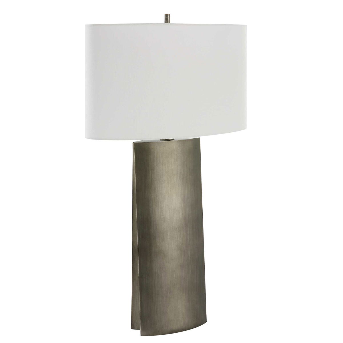 V-Groove Modern Table Lamp, by Uttermost, 19" width x 32.5" height x 10" depth View 4