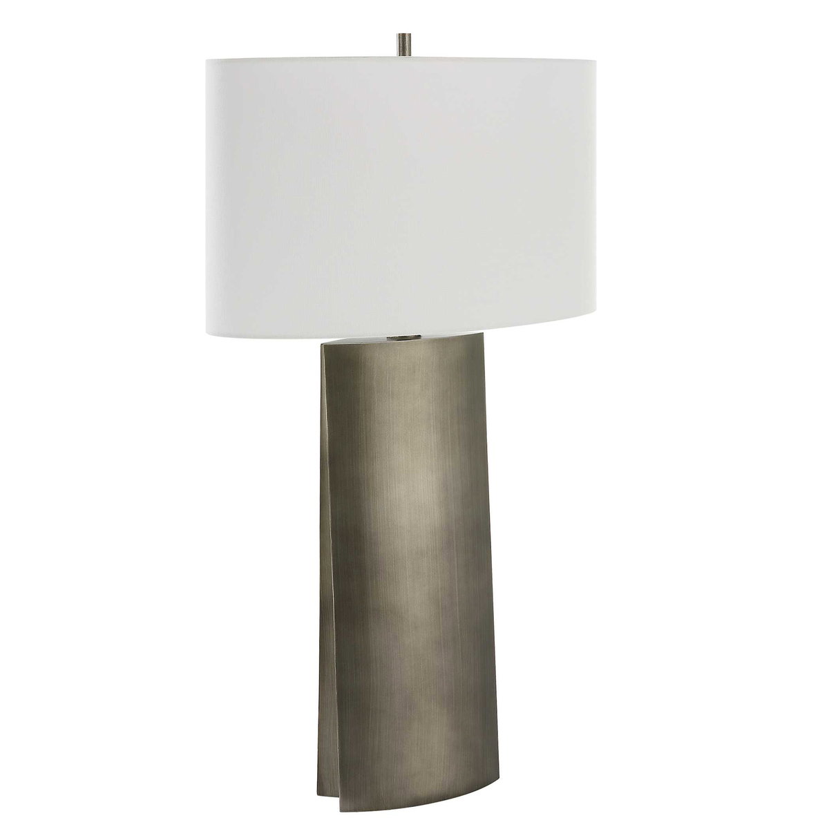 V-Groove Modern Table Lamp, by Uttermost, 19" width x 32.5" height x 10" depth View 4