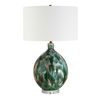 Mihaela Drip Glaze Table Lamp, by Uttermost, 17" width x 27" height x 17" depth thumbnail 4