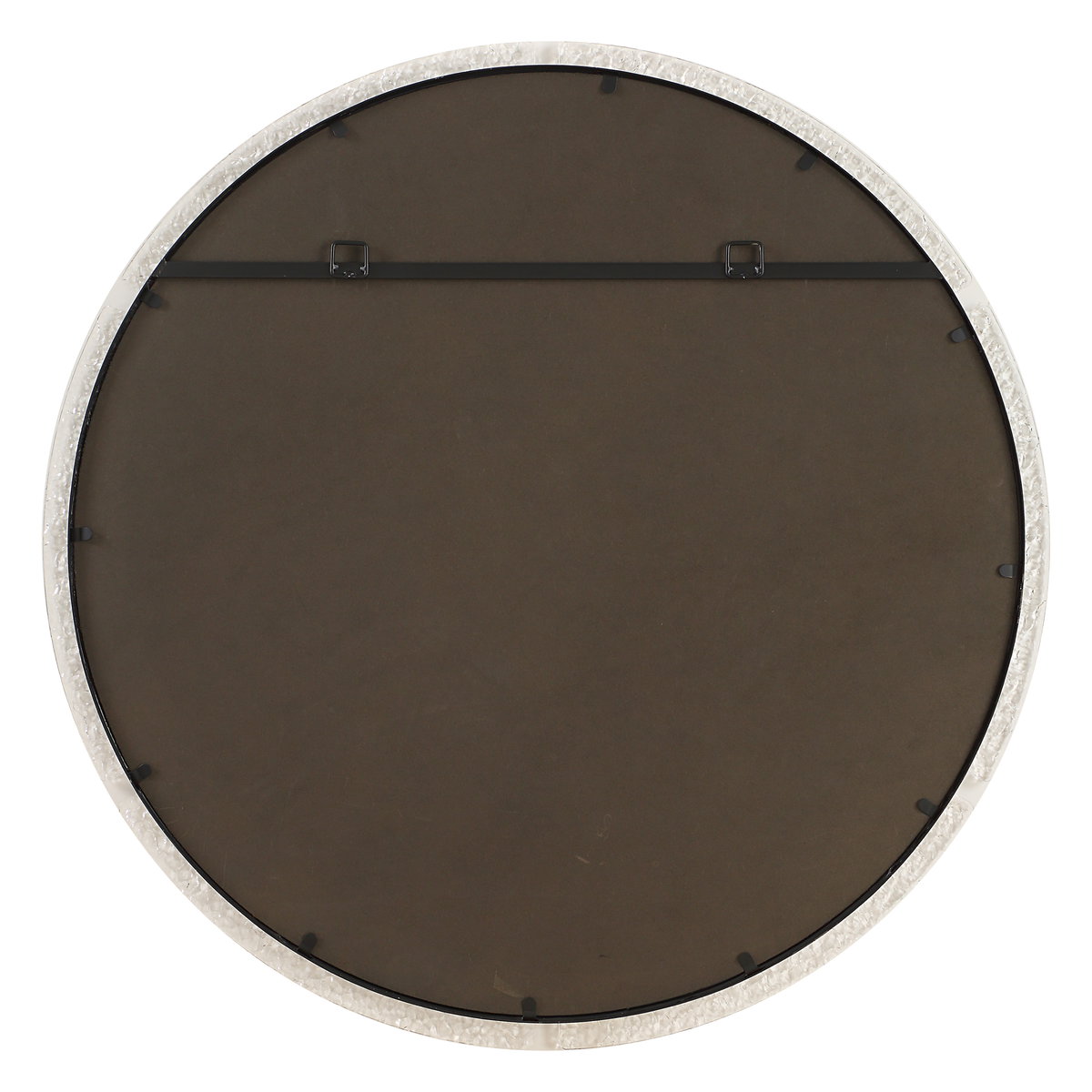 Crystalline Round Mirror, by Uttermost, 37.75" width x 37.75" height x 1.62" depth View 8
