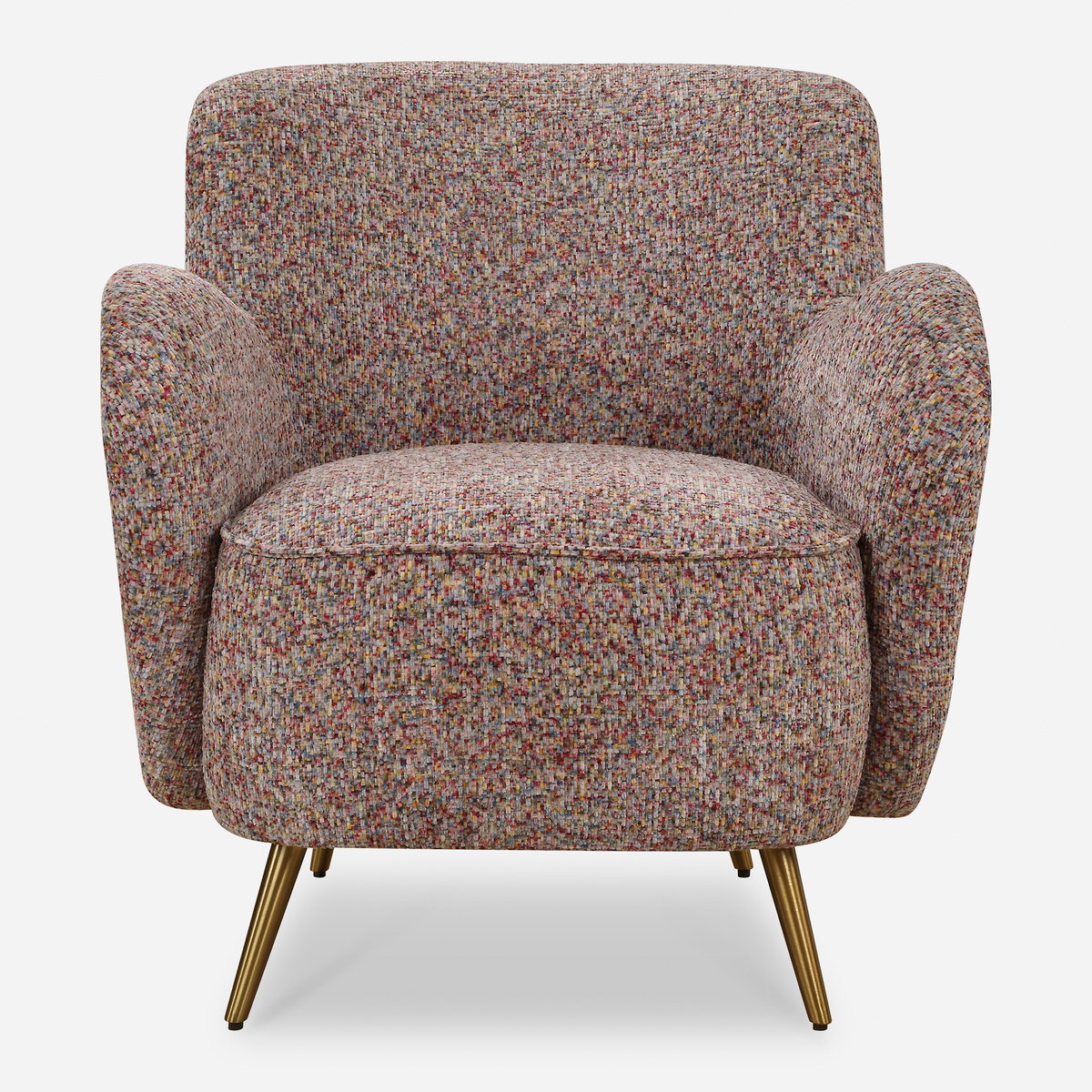 Gemstone Confetti Toned Accent Chair, by Uttermost, 29" width x 30" height x 29" depth View 1