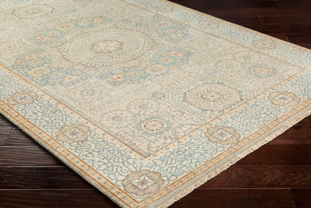 Cambridge Handmade Rug, by Surya, 1'6" length x 1'6" width