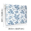 Anemone Toile Navy Wallpaper thumbnail 6